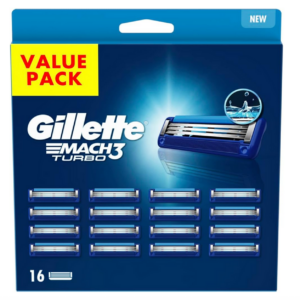 GILLETTE MACH3 TURBO RASIERKLINGEN 16ER