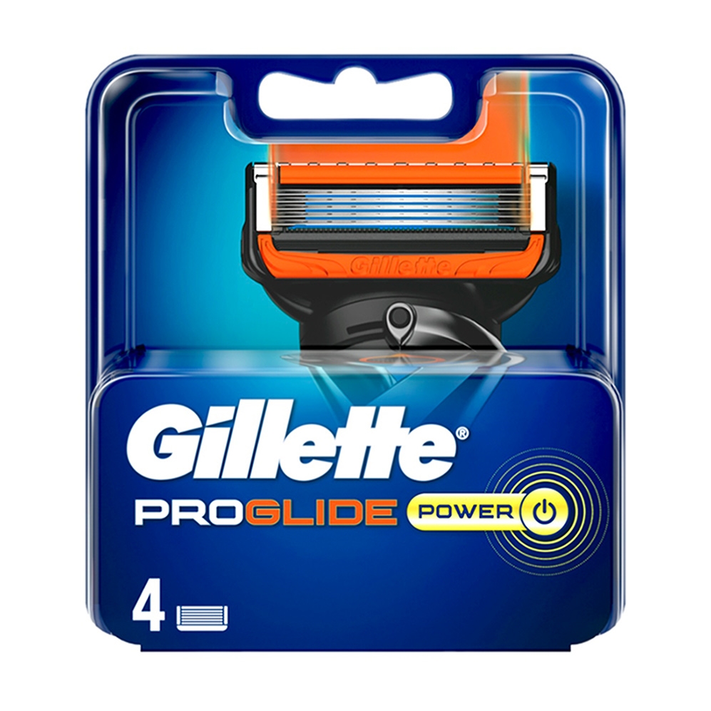 GILLETTE PROGLIDE POWER RASIERKLIGNEN 4ER