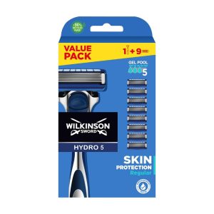 WILKINSON SWORD HYDRO 5 SKIN PROTECTION REGULAR RASIERER + 9 ERSATZKLINGEN