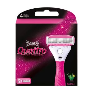 WILKINSON SWORD QUATTRO FOR WOMEN RASIERKLINGEN 6ER