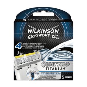 WILKINSON SWORD QUATTRO TITANIUM CORE MOTION RASIERKLINGEN 5ER
