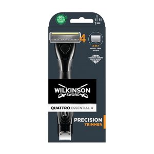 WILKINSON SWORD QUATTRO TITANIUM ESSENTIAL 4 PRECISION TRIMMER UND RASIERER