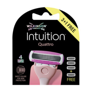 Wilkinson Sword Intuition Quattro Rasierklingen 3+1