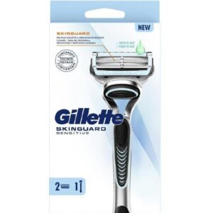 Gillette Skinguard Sensitive 1 Handle, 2 Replacement Blades
