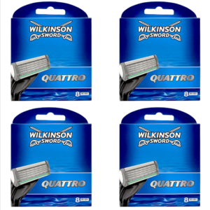 Wilkinson Sword Quattro Plus Rasierklingen -Wahlweise 8 bis 80 Stück  in OVP