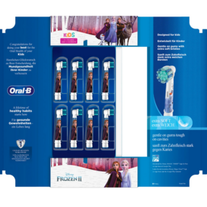 8x Oral-B Aufsteckbürsten  Frozen 8er Pack Ersatzbürsten ab 3 Jahren Neu & OVP