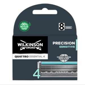 Wilkinson Quattro  Sensitive Rasierklingen Essential 4 Precision im Set