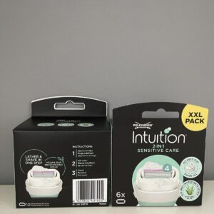 12 Wilkinson Intuition Naturals Sensitive Care Rasierklingen für Damen  NEU