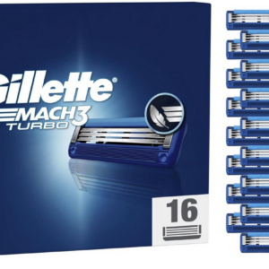 16 Gillette MACH3 Turbo Rasierklingen, 100% Originale Klingen  Neu in OVP