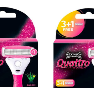 8x Wilkinson Sword Quattro for Woman Rasierklingen - NEU - OVP