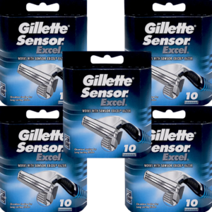 Gillette Sensor Excel Herren Rasierklingen - Wahlweise 10-50er Pack Neu und OVP