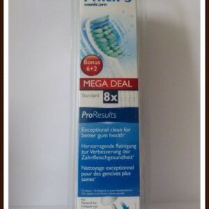 PHILIPS Aufsteckbürsten 8er PACK Sonicare ProResults Ersatz ORIGINAL Bürstenkopf