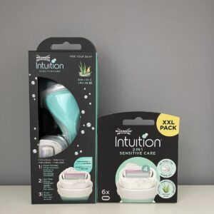 7x Wilkinson Intuition Sensitive Care Rasierklingen +Rasierer Neu/ OVP