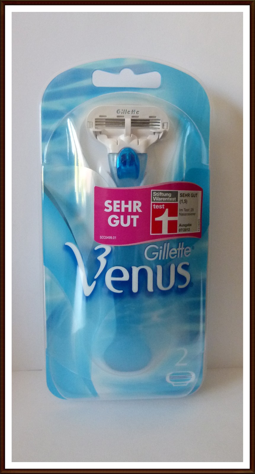 gillette-venus-1-rasierer-2-rasierklingen-neu-134762844573