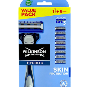 Wilkinson Hydro 3 Skin Protection Rasierer + 9 Ersatzklingen Neu +OVP