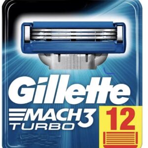 12 Gillette MACH3 Turbo Rasierklingen  Original Klingen im Blister ohne OVP