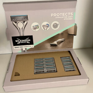 12x Wilkinson Sword Quattro Titanium Sensitive Rasierklingen  NEU in OVP