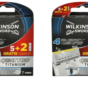14 Wilkinson Sword Quattro Titanium Core Motion Rasierklingen   NEU - OVP
