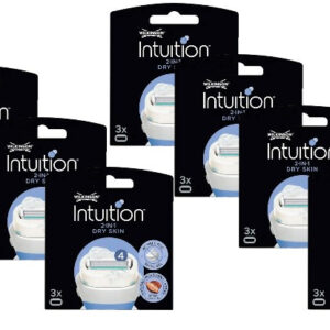 24 Wilkinson Intuition Dry Skin 8 x 3 Rasierklingen mit Cocoa Butter  NEU