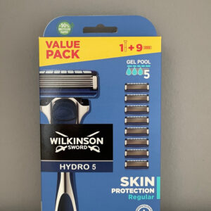 9 Wilkinson Sword Hydro5  Skin Protection Regular Rasierklingen+Rasierer OVP/Neu