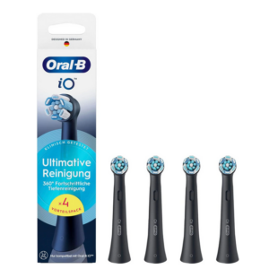 Oral-B iO Aufsteckbürsten Ultimative Reinigung Schwarz 4erPack Originale / OVP