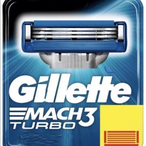 10 Gillette MACH3 Turbo Rasierklingen, 10er-Packung, Original Klingen im Blister
