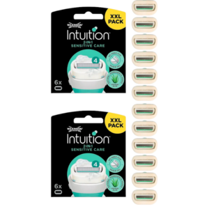12 Wilkinson Intuition Sensitive Care Rasierklingen für Damen   ohne OVP