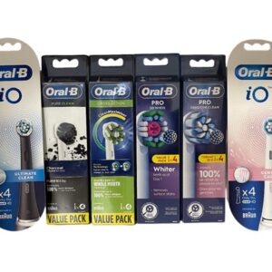 Oral B Aufsteckbürsten Cross Action Sensitive Clean 3D Io Pure Clean 4,8,12er