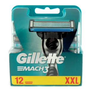 12 Gillette MACH3 Rasierklingen Original  In OVP