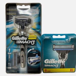 9x Gillette MACH3 Rasierklingen + Rasierer  Original Klingen neu