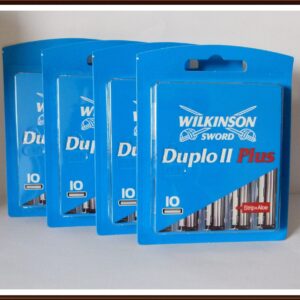 20x Wilkinson Sword Duplo II Plus Rasierklingen Klingen NEU