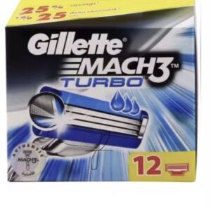 24 Gillette MACH 3 Turbo Rasierklingen, Original Klingen im Blister
