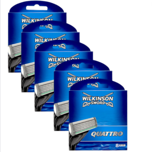 40 x Wilkinson Sword Quattro Plus Rasierklingen  in OVP Neu