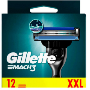 12 Gillette MACH3 Rasierklingen Original in OVP/Neu
