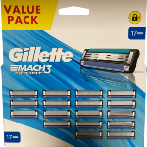 17 x Original Gillette Mach3 Sport  Klingen Neu und OVP
