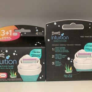 24 Wilkinson Intuition Naturals Sensitive Care Rasierklingen für Damen Neu & OVP