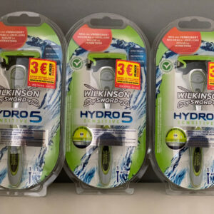3x  Wilkinson Sword Hydro 5 Sensitive  1 Klinge  + Rasierer NEW+OVP