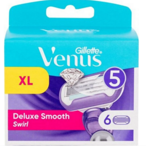 6x Gillette Venus Deluxe Smooth Swirl Rasierklingen, 6er Pack  NEU/OVP