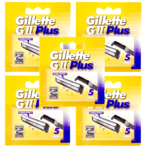 Gillette GII Plus Rasierklingen Freie Auswahl 5-  50 St G2 Klingen in OVP NEU