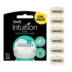 6 Wilkinson Intuition Sensitive Care Rasierklingen für Damen  NEU  OVP