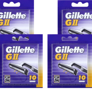 Gillette GII G 2 Rasierklingen  Doppelklinge 4x10er Pack Neu und OVP