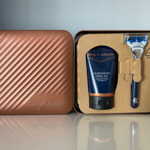 King C. Gillette Herren Rasierer 1 Rasierklinge + Shave Gel 150ml  OVP