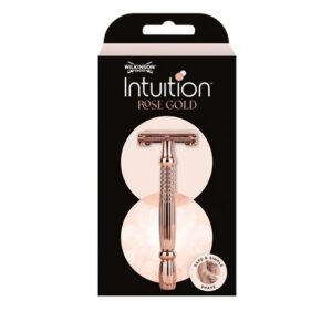 Wilkinson Rasierhobel Intuition Rose Gold + 10 Klingen Damenrasierer Neu &OVP