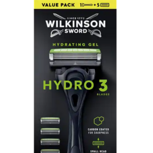 Wilkinson Sword Hydro 3  Rasierer + 5 Ersatzklingen Neu + OVP