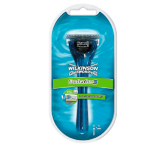 Wilkinson Sword Protector 3 Rasierer +Klinge   Neu / OVP